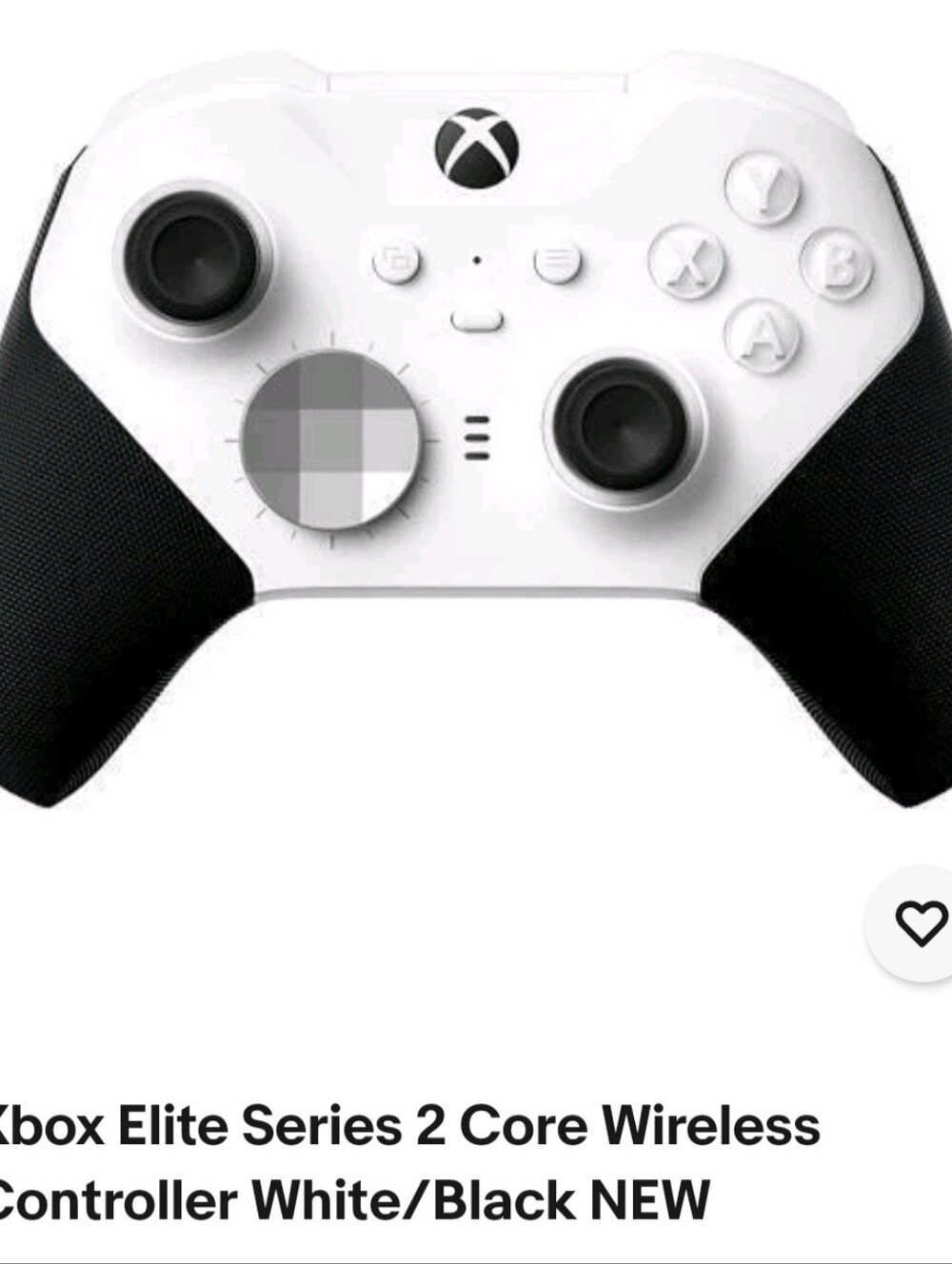 Microsoft Xbox Elite Series 2 Core Wireless Controller - White & Black